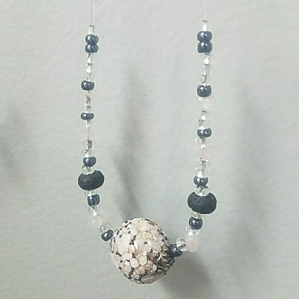 Essential oil diffuser necklace